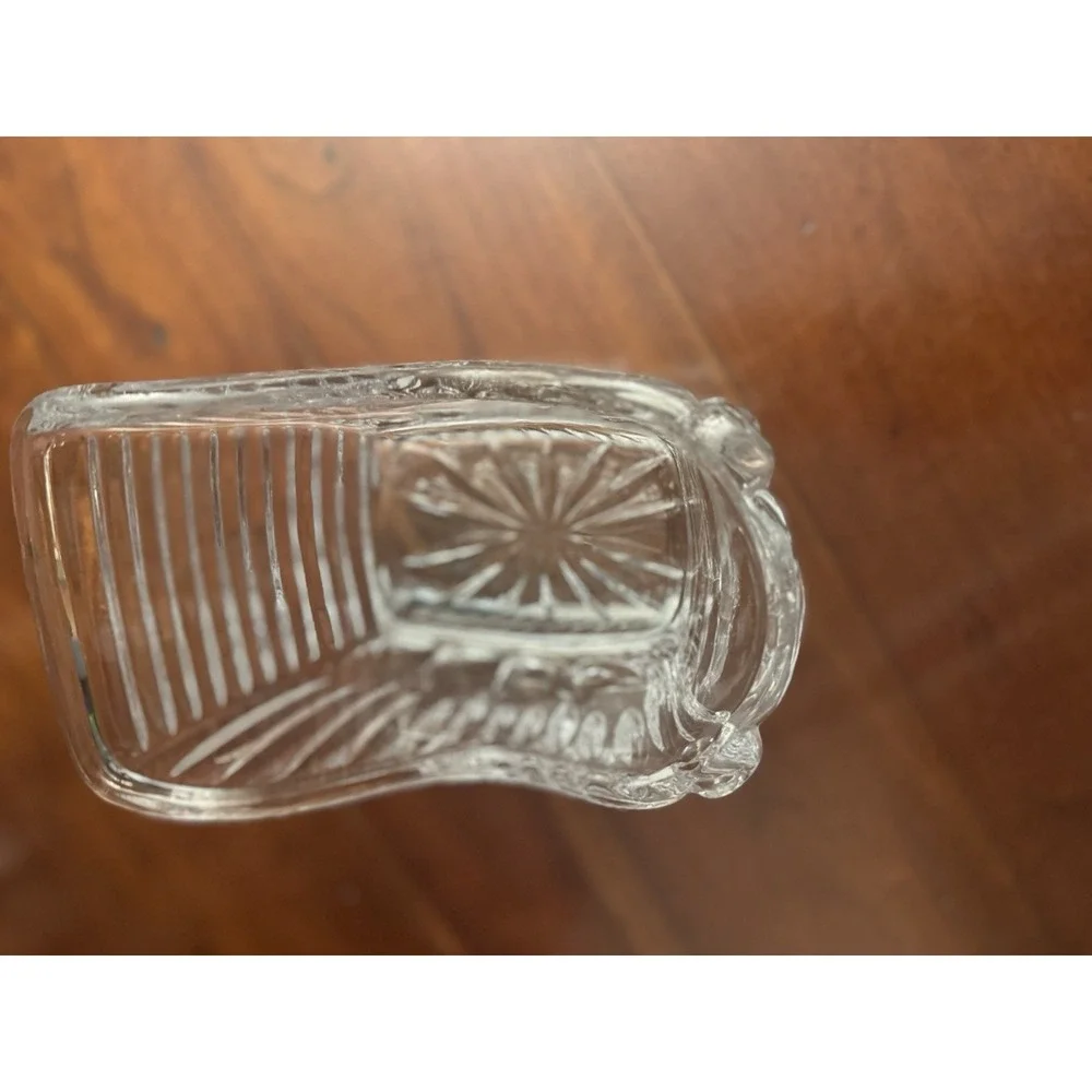 Princess House Royal Highlights Lead‎ Crystal Sleigh Candle Holder